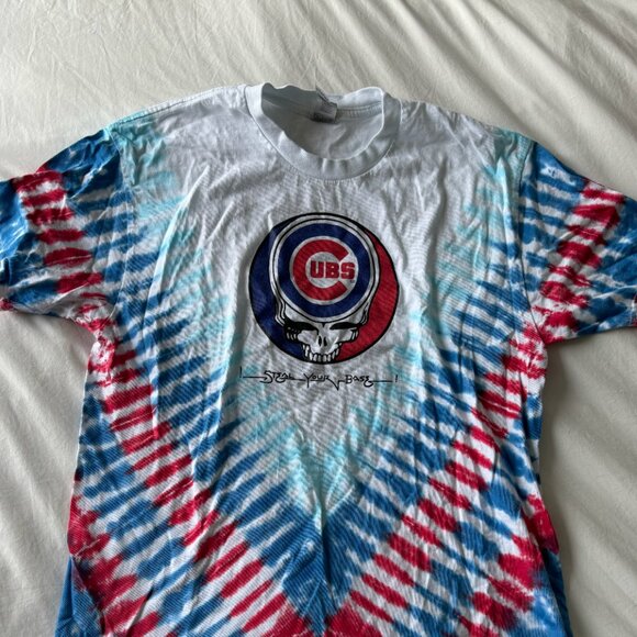 Chicago Cubs x Grateful Dead Tee Shirt - Picture 1 of 2